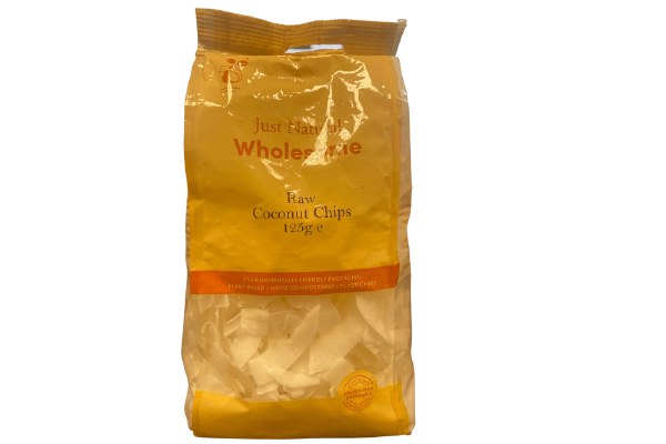 Picture of Just Natural Raw Coconut Chips 125g
